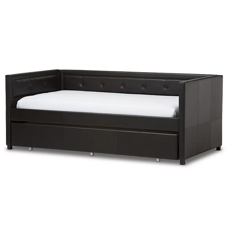 Baxton Studio Frank Twin Daybed and Trundle
