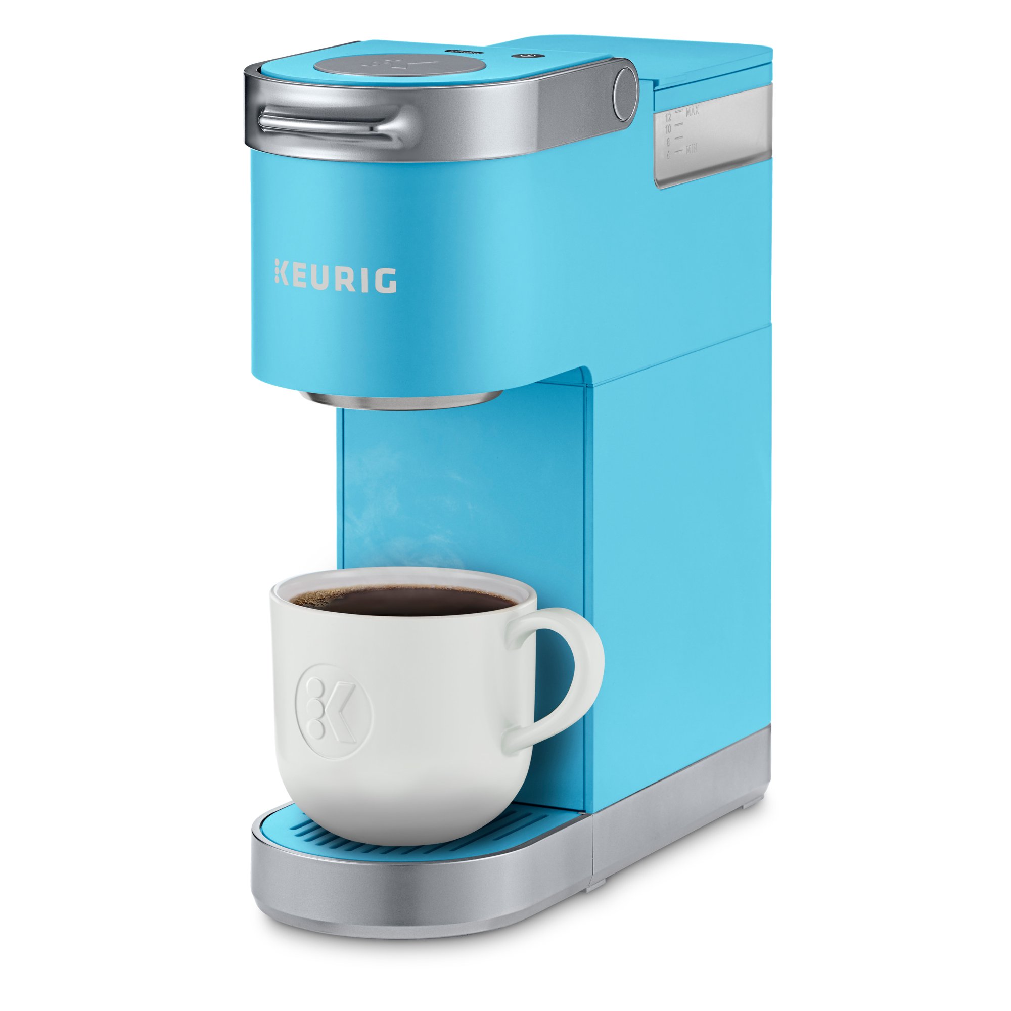 Keurig K-Mini Plus Single Serve K-Cup Pod Coffee Maker， Cool Aqua💝 Last Day For Clearance