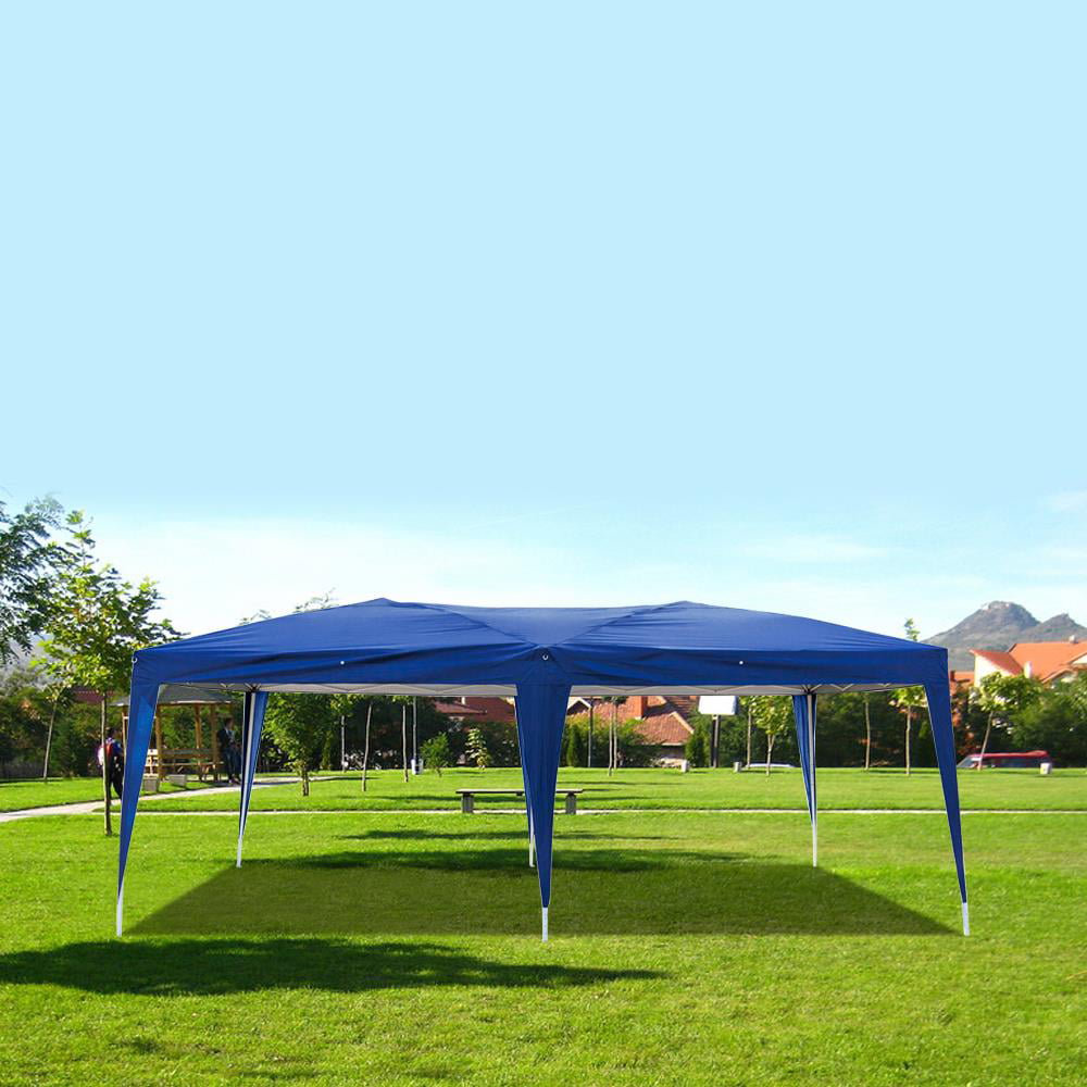 Zimtown 10'x20' Ez Pop up Folding Gazebo Backyard Canopy  Blue