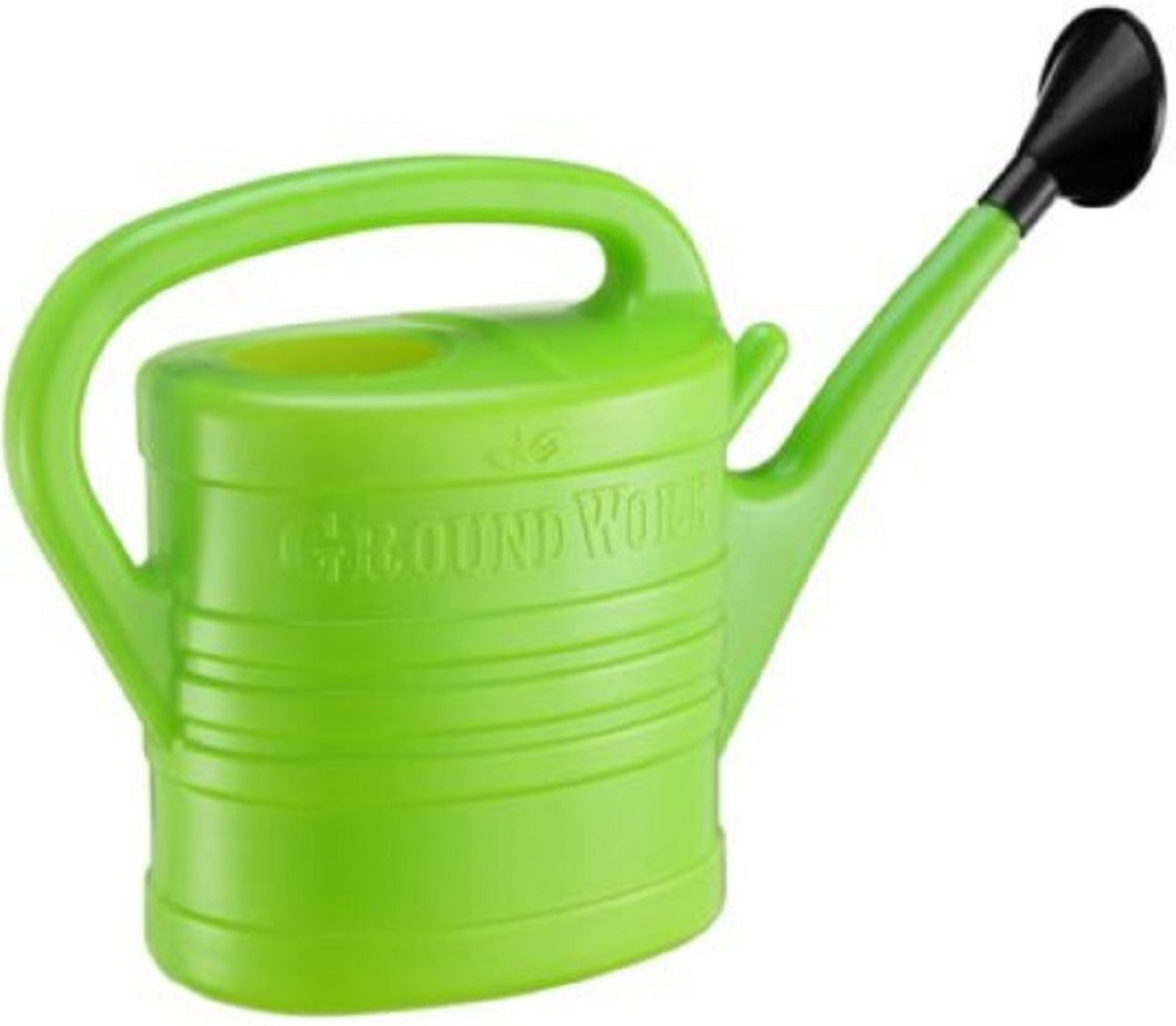 GroundWork KT11559 Plastic Watering Can 2.5 gal. Plastic Green