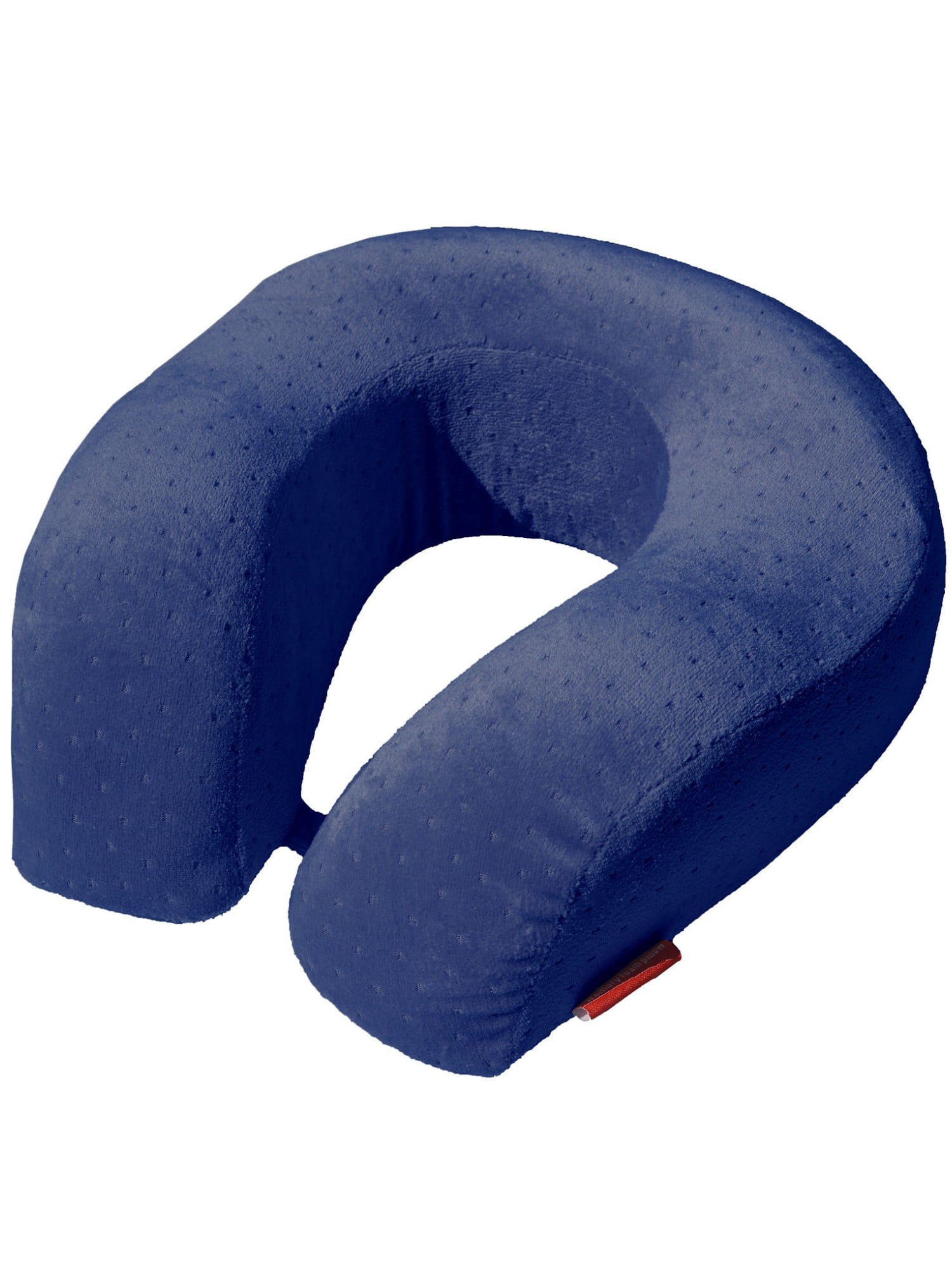 Bookishbunny Memory Foam XL U Shape Travel Pillow Neck And Head Support Large Cervical Cushion Navy Blue