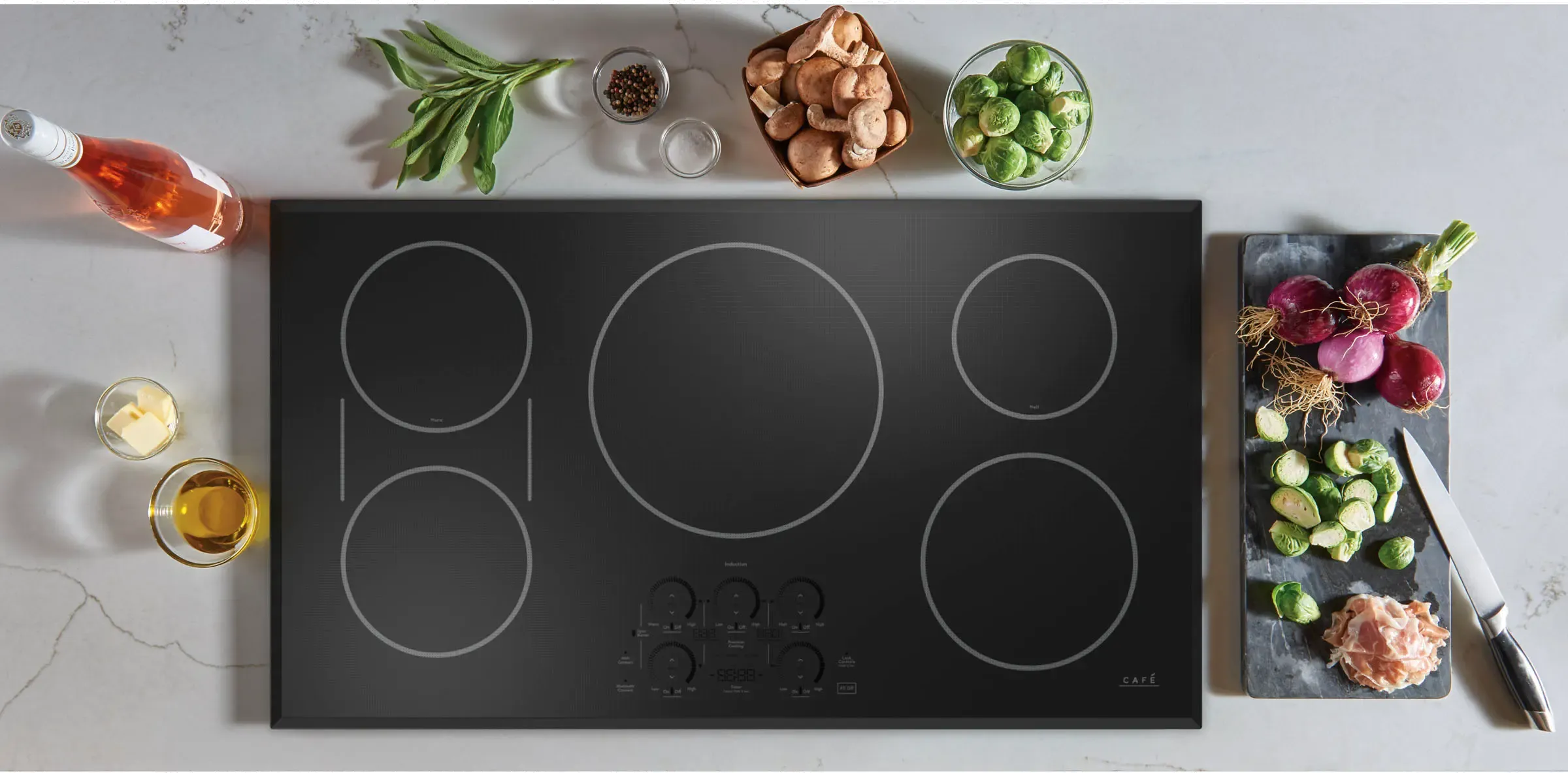 Cafe Induction Cooktop CHP90361TBB
