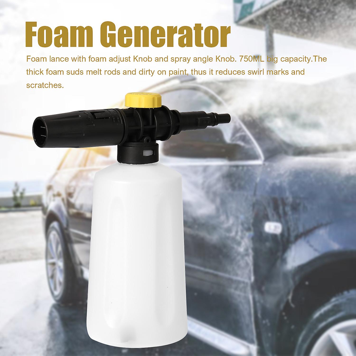 750ml Snow Foam Lance For Bosch Aqt Ea110 Ua125 Car Pressure Washers Soap Foam Generator With Adjustable Sprayer Nozzle No.228546