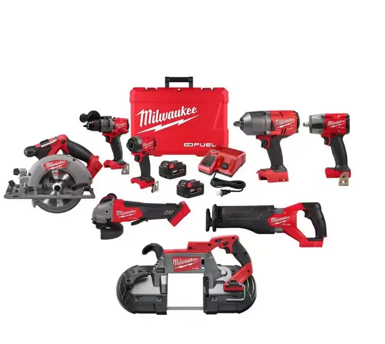 Milwaukee M18 FUEL 18-Volt Lithium Ion Brushless Cordless Combo Kit 6-Tool with 12 in. High Torque Impact Wrench and Band Saw