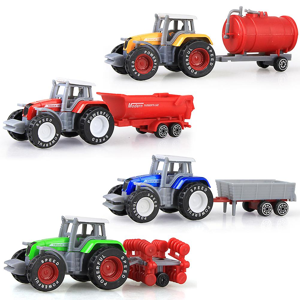 Simulation Engineering Car Taxiing Farm Tractor Alloy Car Model Toy