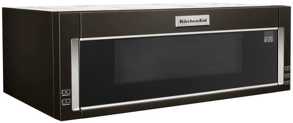 KitchenAid Over the Range Low Profile Microwave - 1.1 Cu. Ft. Black Stainless Steel