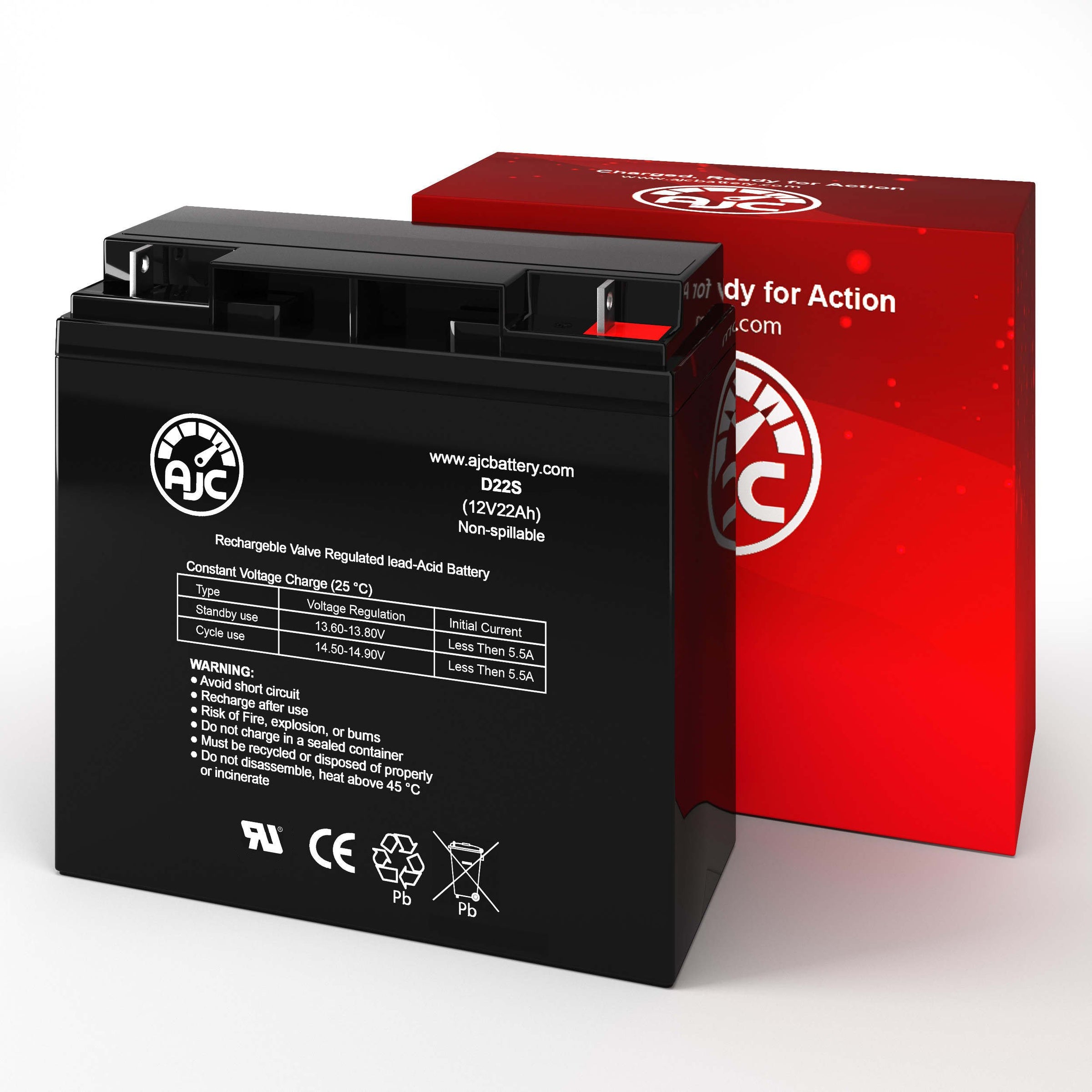 Alpha Technologies GP 12170 12V 22Ah UPS Replacement Battery BatteryClerkcom UPS