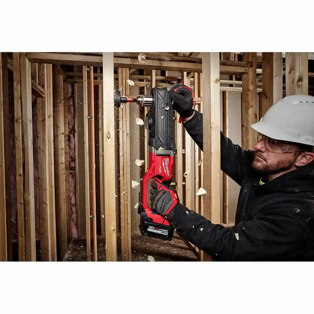 Milwaukee M18 FUEL 18V Lithium-Ion Brushless Cordless GEN 2 SUPER HAWG 1/2 in. Right Angle Drill (Tool-Only) 2809-20