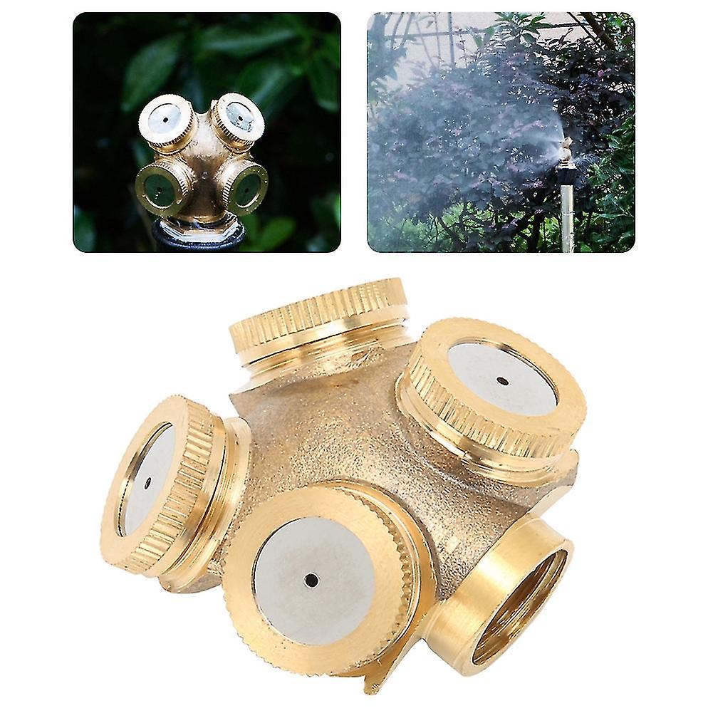 G1/2 DN15 Brass High Pressure Agricultural Sprayer Nozzle Atomizer Garden Irrigation Sprinkler