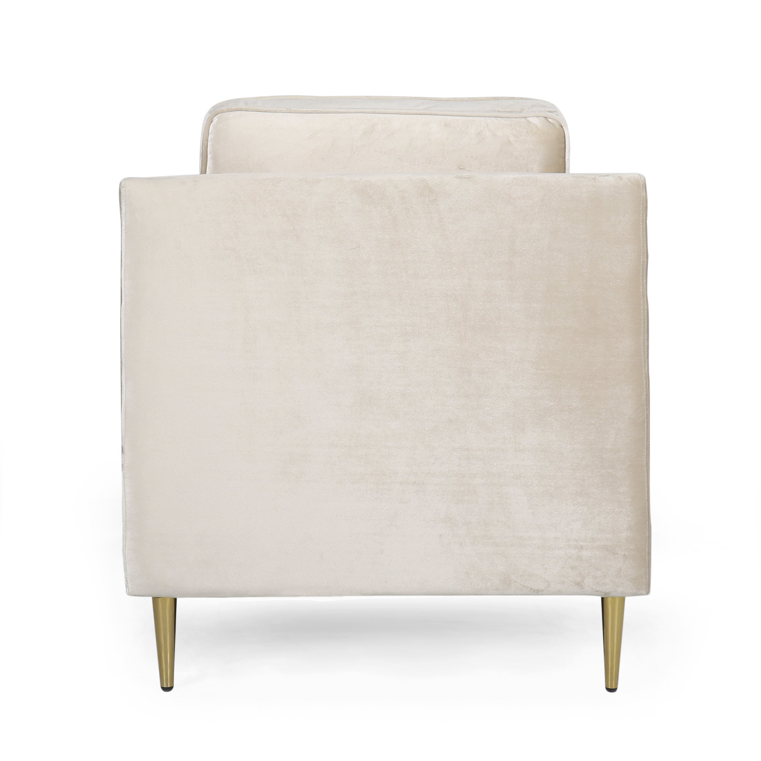 Taylea Modern Glam Tufted Velvet Club Chair