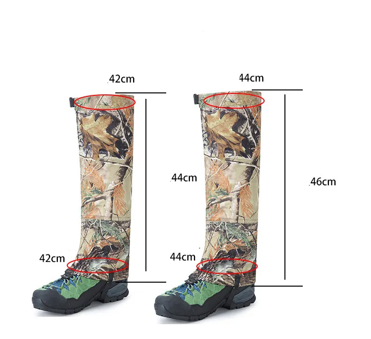 Sports outdoor thickened foot cover mountaineering elastic anti scratch leg camping hiking snow